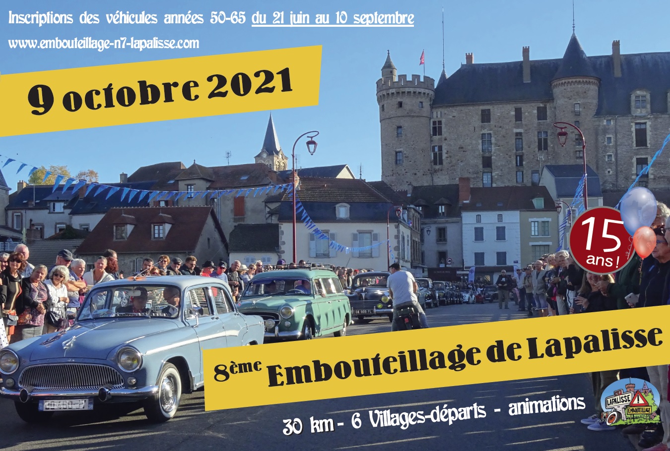 L'Embouteillage fêtera ses 15 ans le 9 octobre !